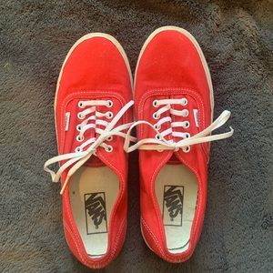 Classic red Vans